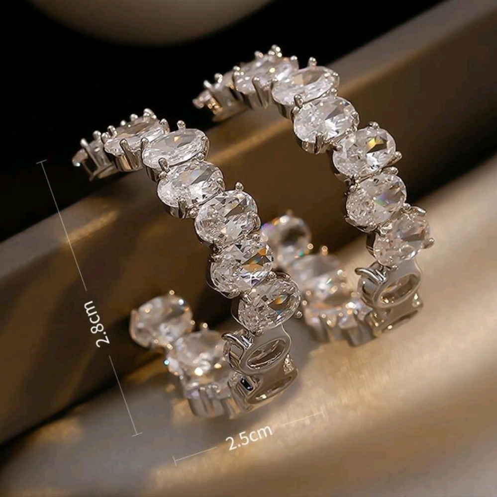 Cz medium hoops